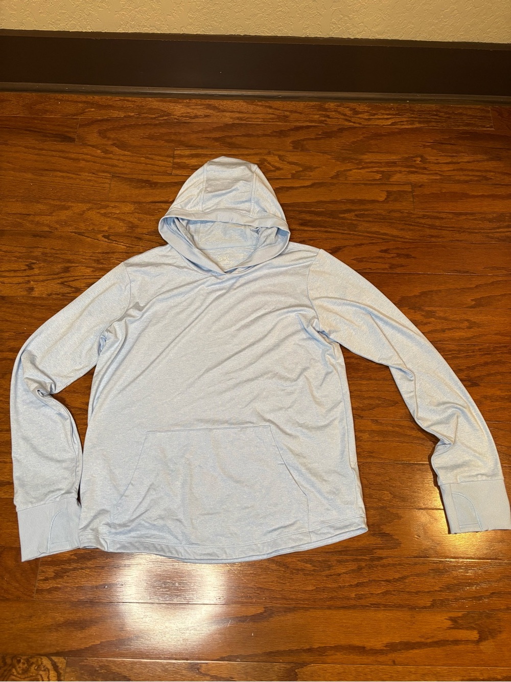 Athleta  Blue Girls' Hooded Pullover Sweatshirt
